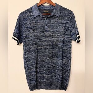 Zara Men’s Polo Blue and Black